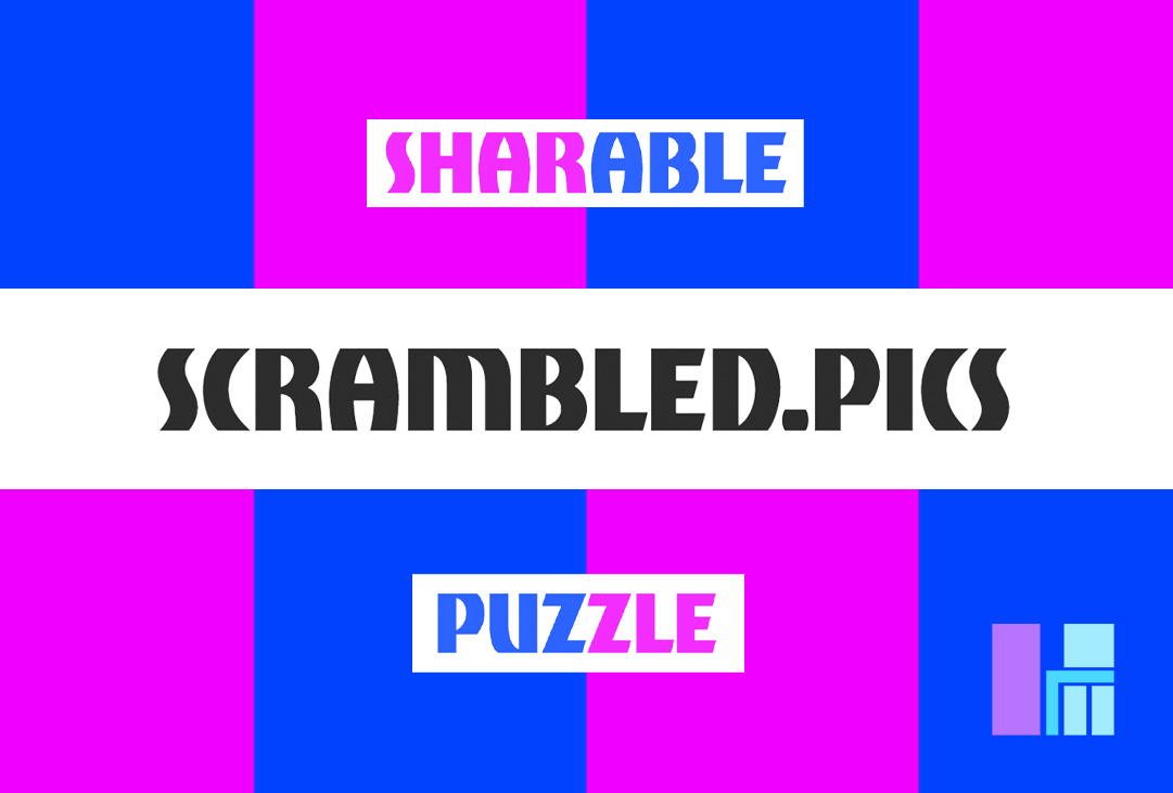 Scrambled Pics - fund picture puzzle app for those hard to find gifts like birthday, shower, grad gifts - or market your product or services with a fun puzzle - share on social media, etc.